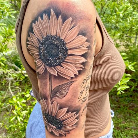 sunflower tattoo images